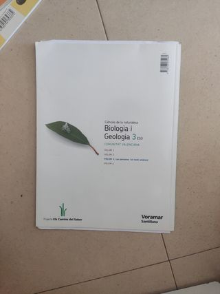 Biología y geología 3° eso 