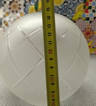 2 GLOBI LAMPADA RICAMBIO VETRO VINTAGE