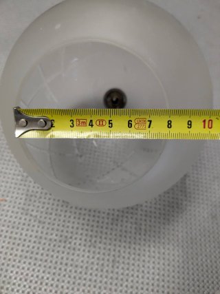 2 GLOBI LAMPADA RICAMBIO VETRO VINTAGE