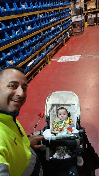 Minifalda vaquera negra