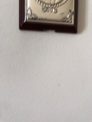 Angioletto ,quadretto scarpetta in argento