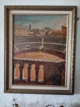 Cuadro plaza toros bocairent