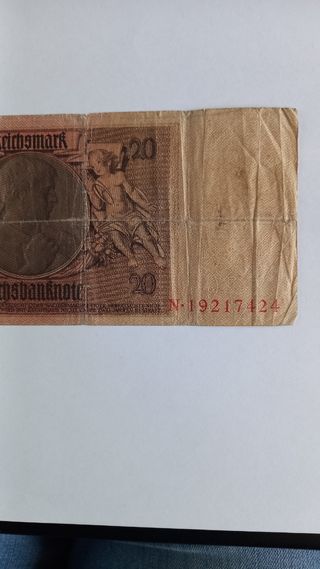 Banconota 20 Reichsmark del 1929