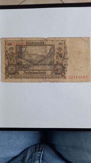 Banconota 20 Reichsmark del 1939