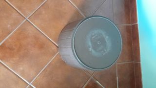 Vaso castanho para interior ou exterior