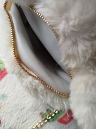Bolso oso blanco