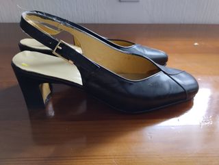 Zapatos con tacón azules