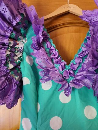 VESTIDO DE FLAMENCA + Complementos 🌿💜