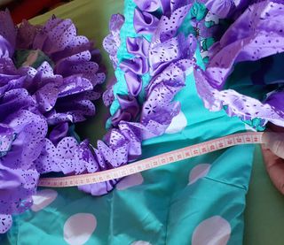 VESTIDO DE FLAMENCA + Complementos 🌿💜