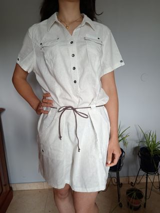 Vestito /camicione in lino e cotone.