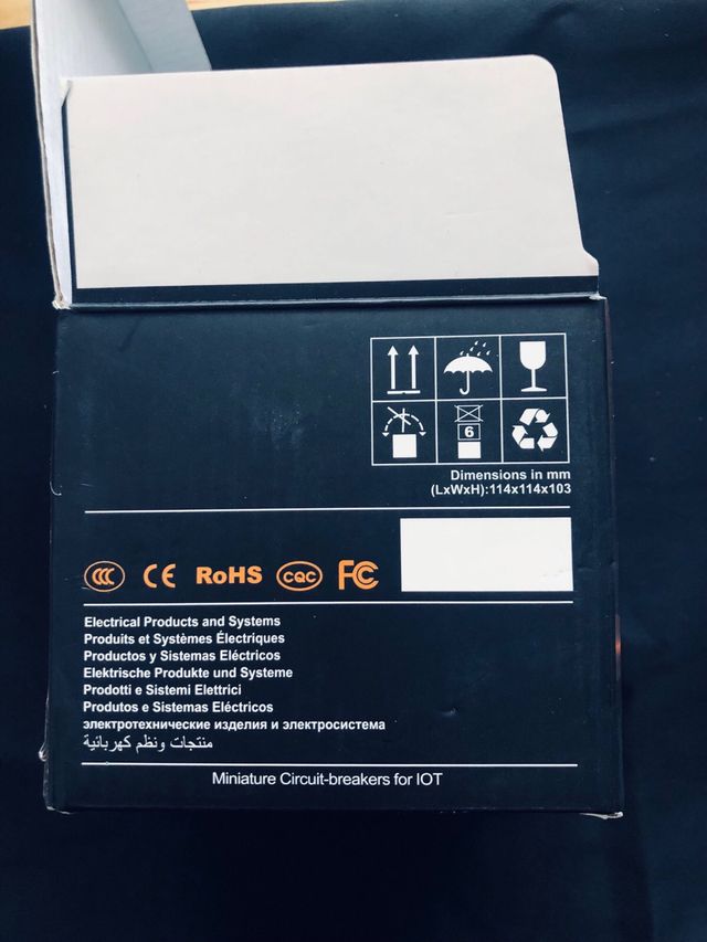 disyuntor PIA  wifi con antena nuevo 2P 125A