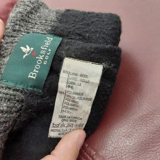 Berretto di lana Brooksfield Golf grigio da neve