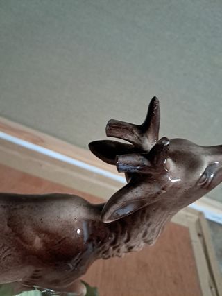 Figura porcelana ciervo
