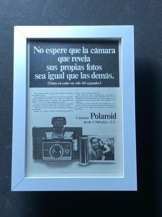 POLAROID COLORPACK II camara cuadro publicidad