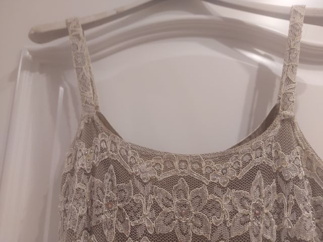 Vestido fiesta pasamanería