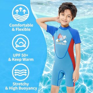 Traje de Neopreno para Niños, Traje de Baño 2.5mm