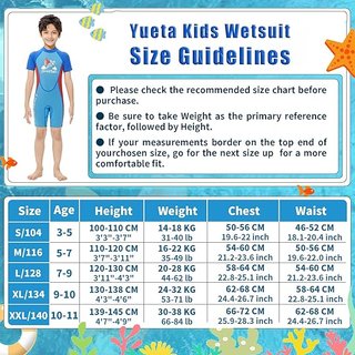 Traje de Neopreno para Niños, Traje de Baño 2.5mm