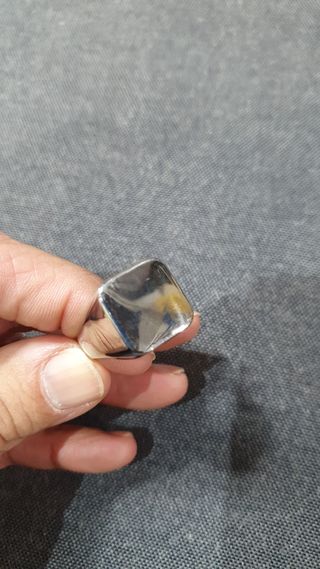 Anillo acero personalizado