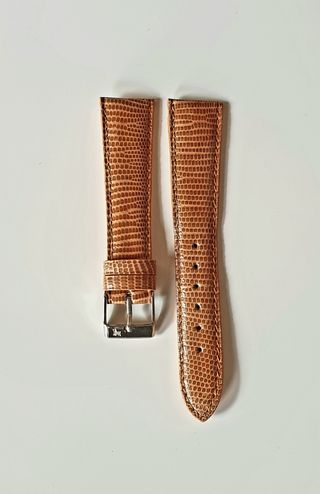 Correa para reloj de piel camel