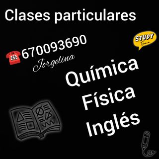 Clases particulares: química, física, inglés