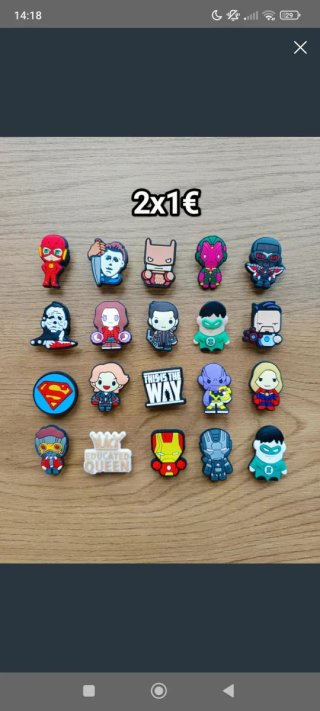Pines Crocs 2x1€ Superheroes