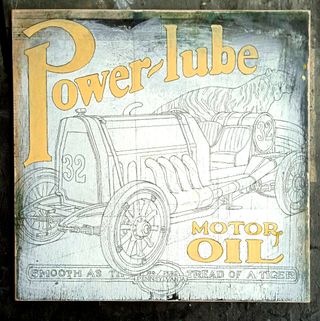 Cuadro unico PINTADO A MANO - Motorlube Oil