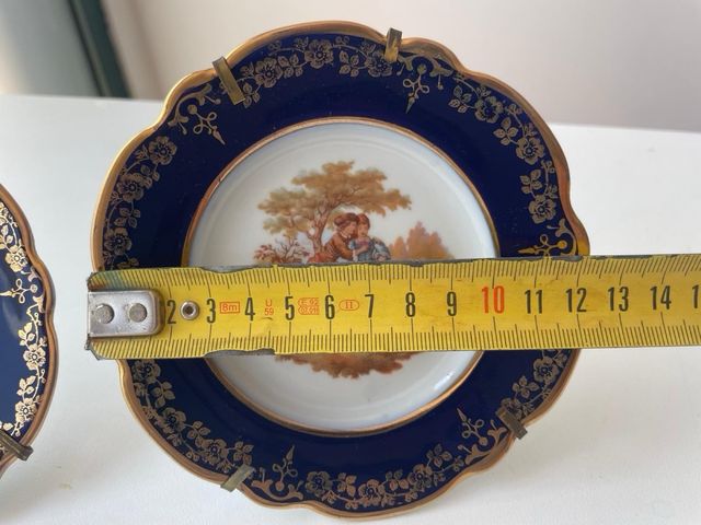 Platos de porcelana de Limoges