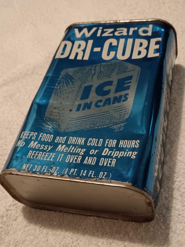 Vintage ghiaccio in lattina