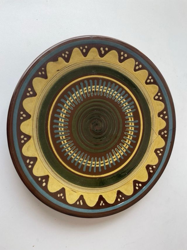 Bandeja de cerámica catalana