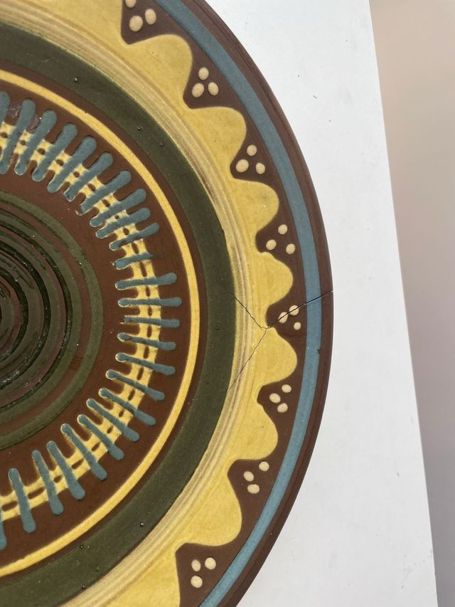 Bandeja de cerámica catalana