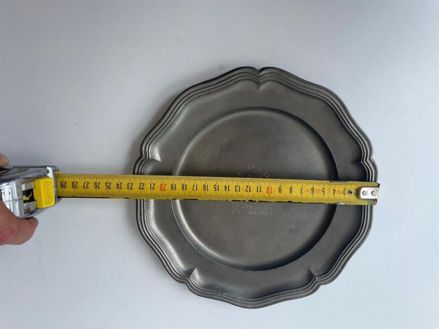 Plato de Zinc, escudo de Aachener.