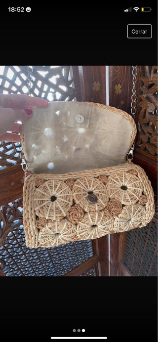Bolso de mimbre