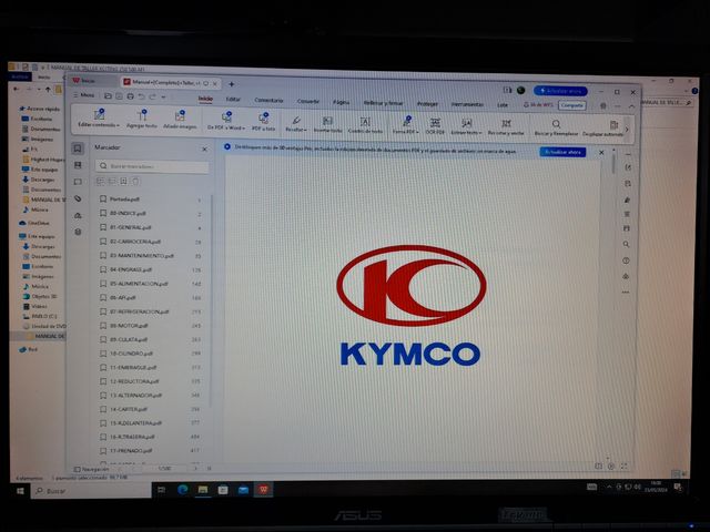CD de Manuales completos de kymco xciting