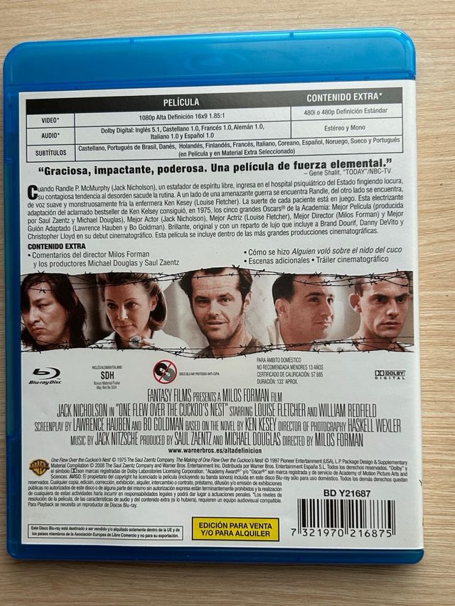 Alguien volo sobre el nido del cuco