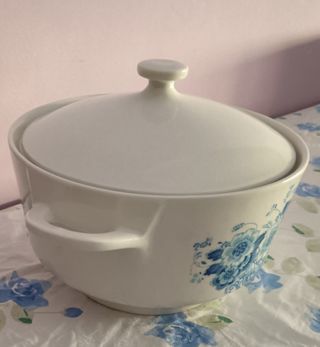 Zuppiera in porzellan made in Bulgaria