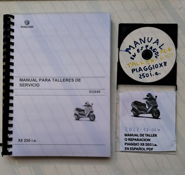 PIAGGIO X8 250C.C x.i. manual