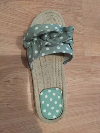 Alpargatas Sandalias a mano nuevas