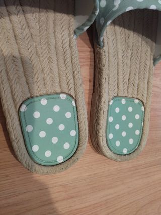 Alpargatas Sandalias a mano nuevas