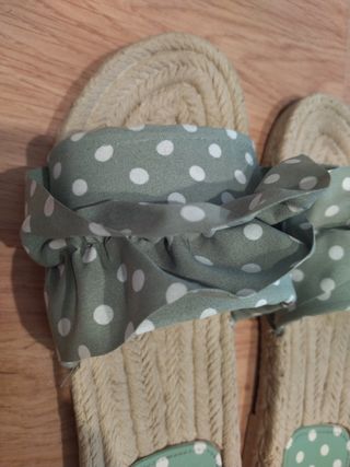 Alpargatas Sandalias a mano nuevas