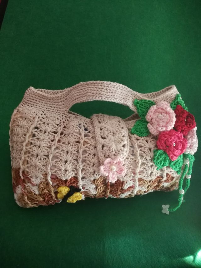 Bolso de mano ganchillo