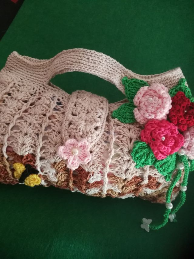 Bolso de mano ganchillo