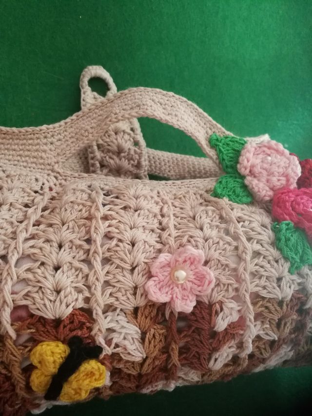 Bolso de mano ganchillo