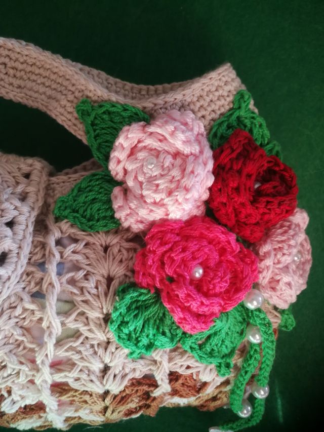 Bolso de mano ganchillo