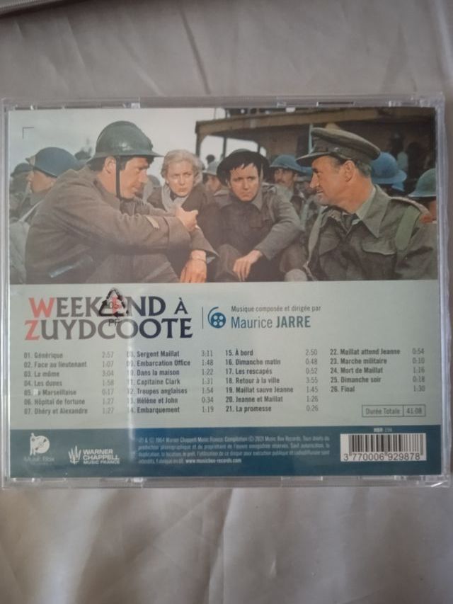 cd soundtrack weekend a zuydcoote