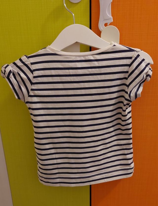 Conjunto vaquero short y camiseta mayoral. 2 años