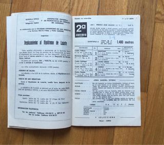 Revistas antiguas carreras de caballos .