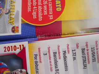 ALBUM CROMOS F.C. BARCELONA 2010-2011,PANINI.