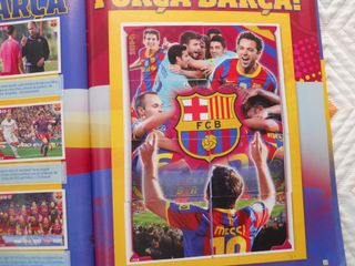 ALBUM CROMOS F.C. BARCELONA 2010-2011,PANINI.