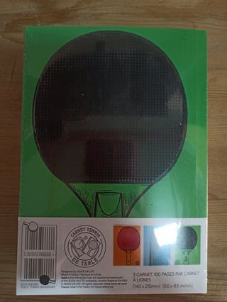 SET di quaderni ping pong