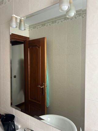 Espejo y plafones baño